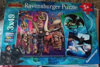 Puzzle Ravensburger Cómo entrenar a tu dragón 5+