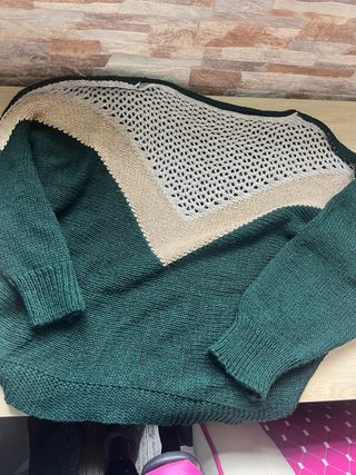 Jersey de punto con diseño V