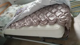 Cama articulada con carro elevador