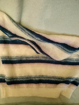 Jersey Tintoretto Rayas Azul,Blanco y morado