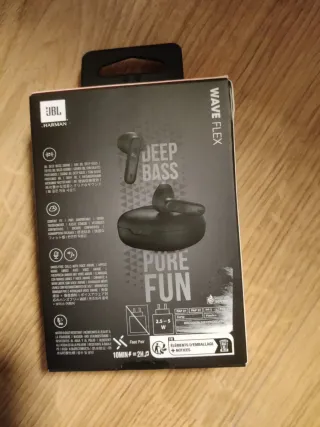 Auriculares JBL Wave Flex TWS Negros