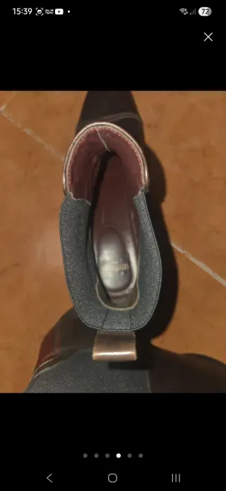 Botines Lottusse Piel Negro Talla 41