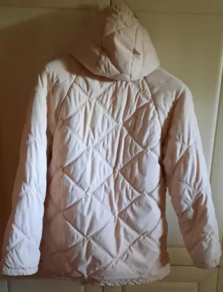 Giubbino donna con cappuccio staccabile grigio