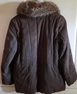 Giubbino donna con cappuccio staccabile grigio