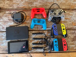 Nintendo Switch con accesorios