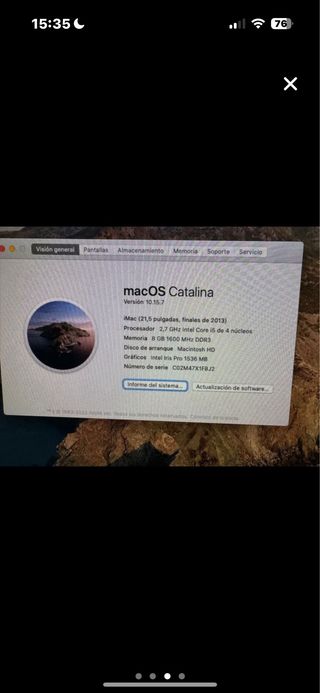 Imac Apple URGE VENTA