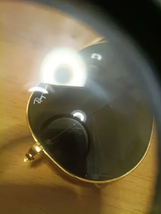 Ray-Ban Aviator Occhiali da Sole Unisex Oro Nero