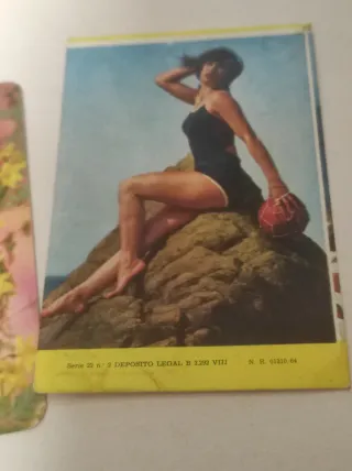 Lote 6 calendarios bolsillo retro diferentes