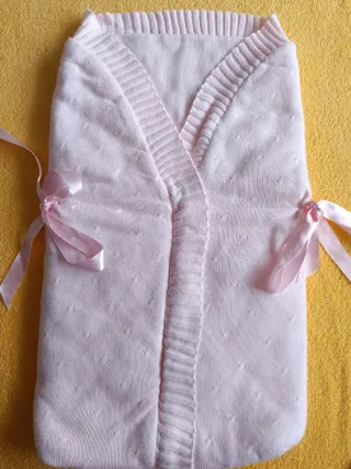 Saco para bebé rosa