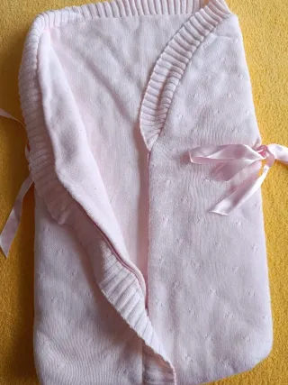 Saco para bebé rosa