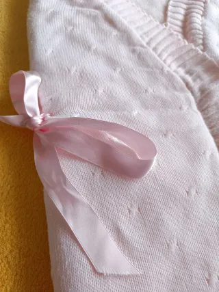 Saco para bebé rosa