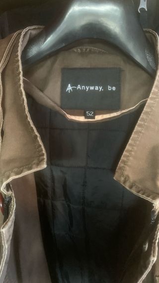 Giacca uomo cotone marrone Anyway 52