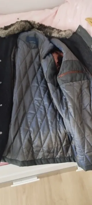 Abrigo Florentino Negro Talla L