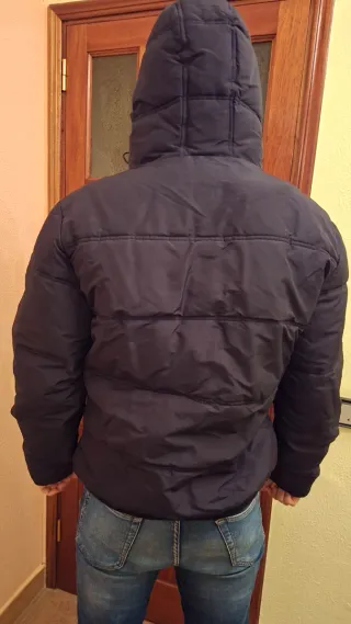 Abrigo Jack and Jons Negro Talla L