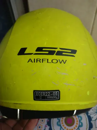 Casco Moto LS2 Amarillo
