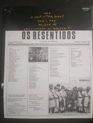 LP Os Resentidos PRIMERA ED