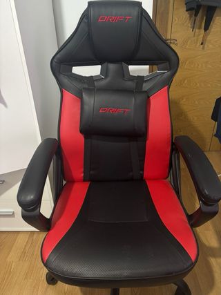 Silla Gaming DRIFT Negra y Roja Ergonómica