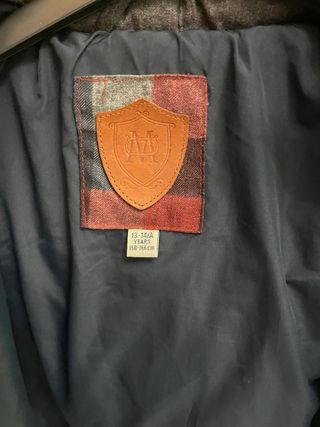 Giacca trapuntata Massimo Dutti grigia