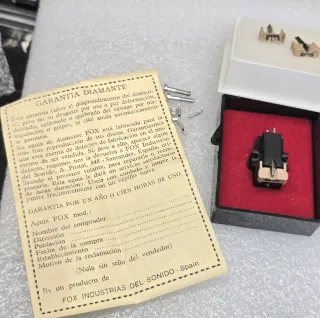 Cápsula Fonocápsula Fox 4024+3 Agujas Shure M 75