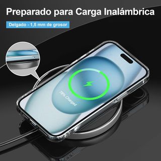 Funda para iPhone transparente 13-14-15