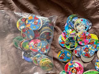 Lote Tazos Mario Famicom Menko vintage