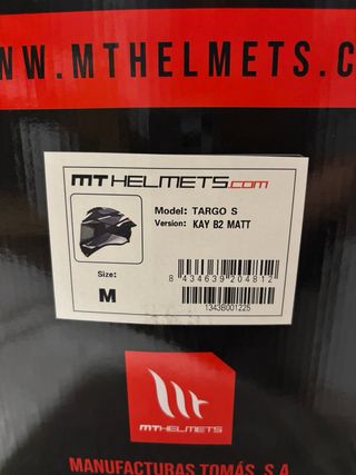 Casco MT Helmets Targo Talla S