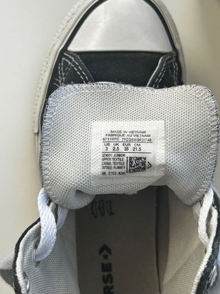 Converse negras con plataforma