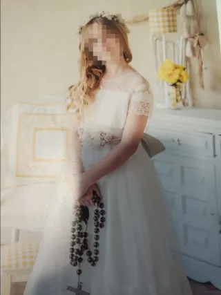 Vestido Comunión Hortensia Maeso Niña.