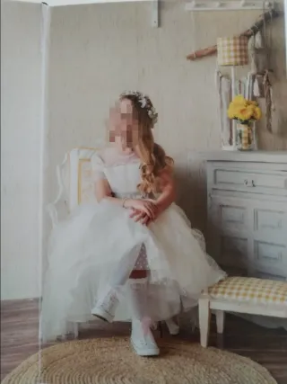 Vestido Comunión Hortensia Maeso Niña.