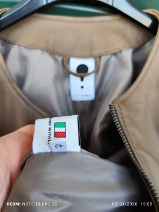 Giacca vera pelle De Lamp donna taglia 42