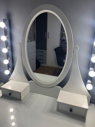 Tocador Ikea Hemnes Blanco Cristal