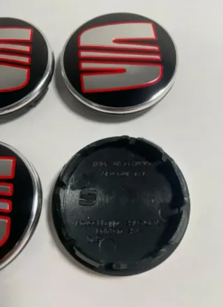 4 TAPAS BUJE CENTRO RUEDA SEAT LEÓN IBIZA CUPRA