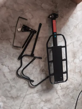 Portaequipajes trasero para bicicleta