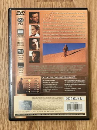 El Paciente Inglés (9 Oscars) DVD PAL