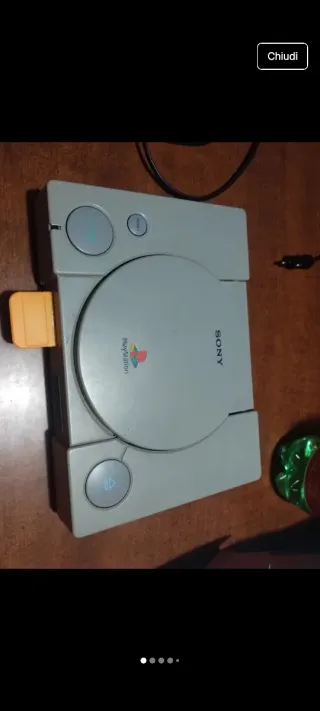 PS1 + memory card un mb cavi original senza contr