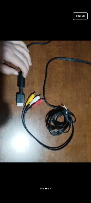 PS1 + memory card un mb cavi original senza contr