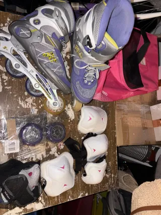 Patines Fila Talla 42 Morado