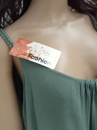 Mini abito canotta in viscosa