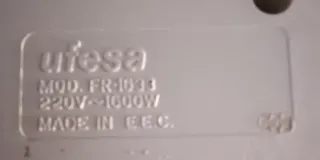 Freidora de aceite Ufesa 1633 1600W