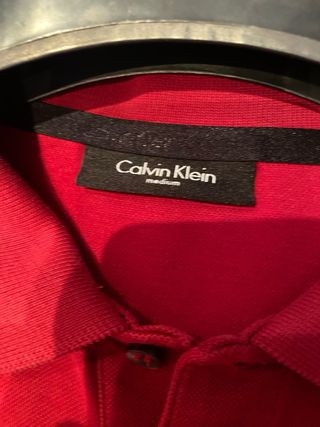 Polo Calvin Klein Rosso Uomo