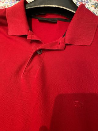 Polo Calvin Klein Rosso Uomo