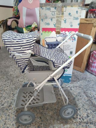 Antiguo carrito carro juguete para bebé años 80