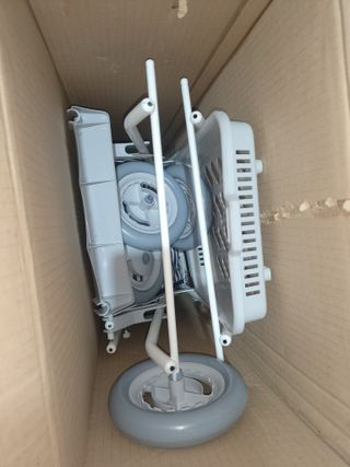 Antiguo carrito carro juguete para bebé años 80