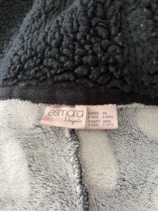 Pijama Entero Mujer Corazones Gris y Blanco