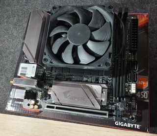 Gigabyte ITX B450 + Ryzen 3600G + Noctua NH-L9a