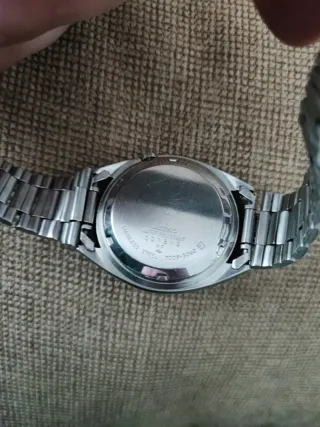 Reloj Seiko Automático Gris y Negro
