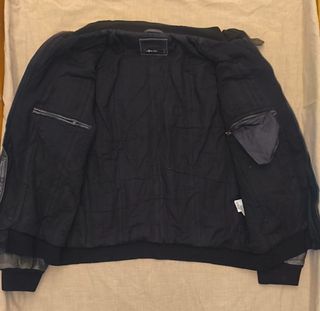 Chaqueta Cuero Vintage Negra TREND