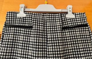 Pantalón pitillo cuadros talla 40