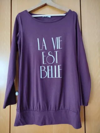 Camiseta Liu Jo Talla L La Vie Est Belle
