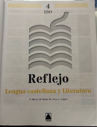 Reflejo 4. Lengua castellana y Literatura 4 ESO
